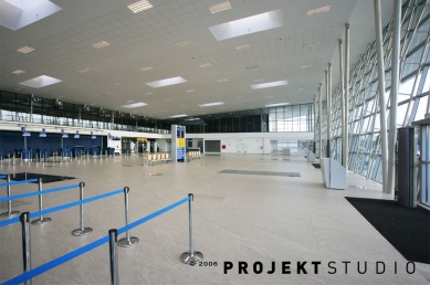 Odbavovací hala Letiště Ostrava - foto: PROJEKTSTUDIO