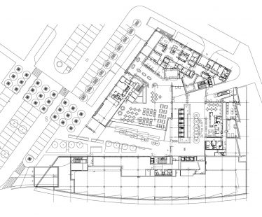 Administrativní objekt BBC – Gamma - 1NP - foto: Aulík Fišer architekti, s.r.o.