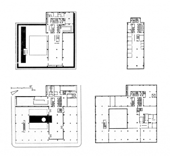 Lever House - Půdorysy