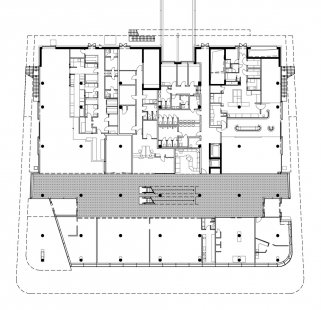 Centrum volného času Nová Brumlovka - 1NP - foto: Aulík Fišer architekti, s.r.o.