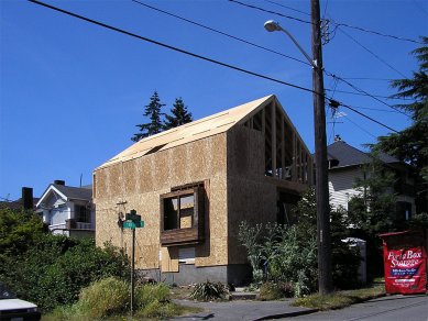 Přestavba rodinného domu v Seattle - Fotografie z průběhu realizace. - foto: © Dagmar Glosová