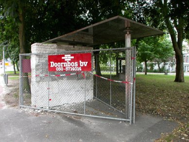 Videopaviljoen Busstop - Zastávka během rekonstrukce v roce 2003. - foto: © Petr Šmídek