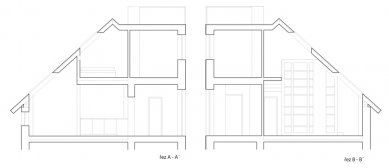 Ground floor apartment Argentinská - <s>Sections</s> - foto: oooox architects