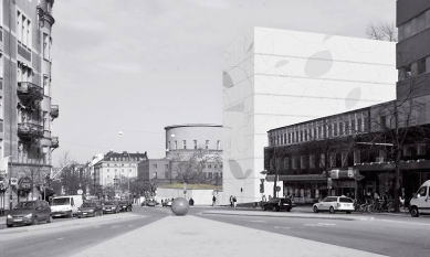 Delphinium - The New Stockholm City Library - Zákres do fotografie - foto: © Laboratory of Art and Architecture