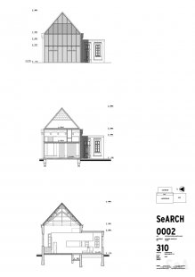 Clubhouse for Sporting West, netball club - Pohled a příčné řezy - foto: © SeARCH