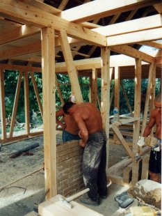 Timber-framed family house in Kutná Hora - Construction - foto: Petr Lavický