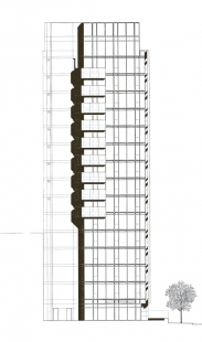 173/176 Perry Street - Northern facade 173 Perry Street - foto: © Richard Meier & Partners Architects