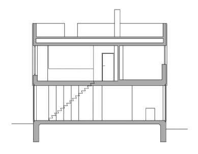 Dřevěný dům ve středních Čechách - Řez - foto: © Sporadical