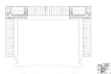 The Ring - extension of the football stadium - Půdorys suterénu - foto: © OFIS arhitekti