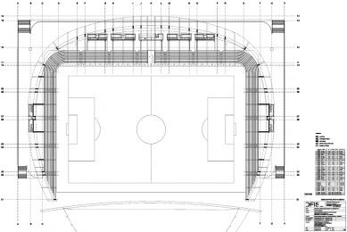 The Ring - extension of the football stadium - Půdorys tribun - foto: © OFIS arhitekti