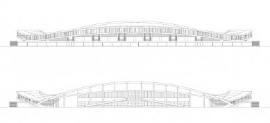 The Ring - extension of the football stadium - Východní a západní pohled - foto: © OFIS arhitekti