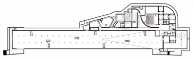 Fundação Iberê Camargo - Půdorys suterénu - foto: © Fundação Iberê Camargo