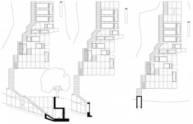 Casa Tóló - Čelní pohled - foto: © Álvaro Leite Siza Vieira, Architect