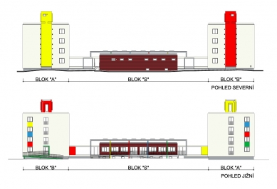 Rekonstrukce a přístavba terasy domu s pečovatelskou službou - Pohledy