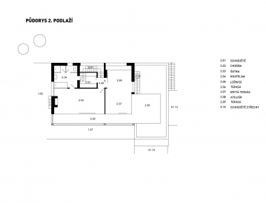 Vila u jezera - Patro - foto: OK PLAN ARCHITECTS, S.R.O.