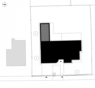 Rodinný dům v Praze-Libuši - Situace - foto: OK PLAN ARCHITECTS, S.R.O.