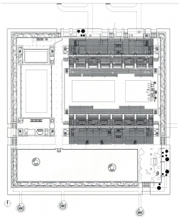 Národní plavecké centrum - 1NP - foto: PTW Architects