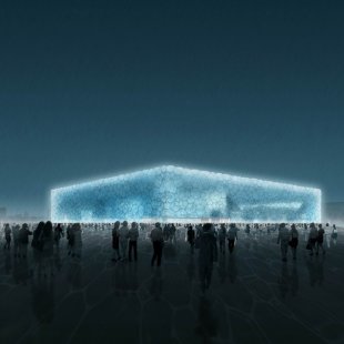 Beijing National Aquatic Center - Vizualizace - foto: PTW Architects