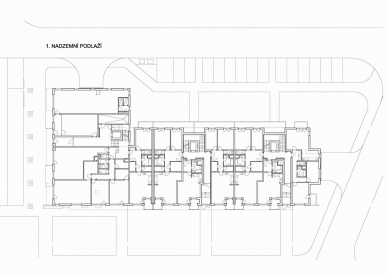 Bytový dům Nová Zbraslavanka - 1. NP - foto: Atelier Dům a Město