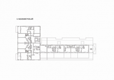 Bytový dům Nová Zbraslavanka - 5. NP - foto: Atelier Dům a Město
