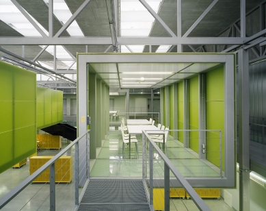 The roofing of the western atrium of building D of the Faculty of Civil Engineering of Czech Technical University in Prague - foto: Filip Šlapal