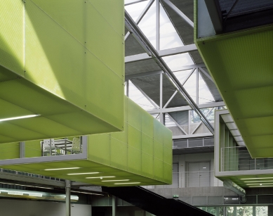 The roofing of the western atrium of building D of the Faculty of Civil Engineering of Czech Technical University in Prague - foto: Filip Šlapal