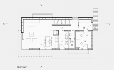 Rodinný dům u Prahy - 1NP - foto: VYŠEHRAD atelier