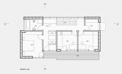 Rodinný dům u Prahy - 2NP - foto: VYŠEHRAD atelier