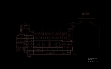 Mandarin Oriental Hotel Praha  - Řez - foto: Atelier Dům a Město