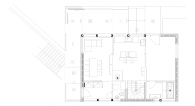Rodinný dům Domesi – Zaječice III. - Půdorys přízemí - foto: © Domesi, s. r. o.