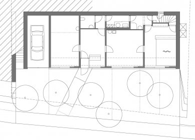 Rodinný dům s ordinací - Přízemí - foto: Atelier K2