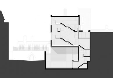 Finanční úřad OPW - Řez - foto: Grafton Architects