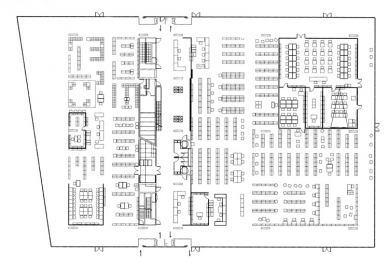 Médiathèque de Vénissieux - Půdorys - foto: © DPA, Paris