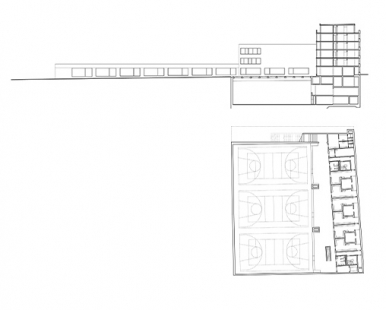 Development of the Dreirosen-Klybeck Schoolhouse - Plány - foto: Morger & Degelo Architekten