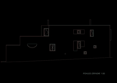 Rodinný dům v Řevnicích - Pohled západní