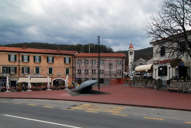 Fountain in Solkan - foto: Petr Šmídek, 2008