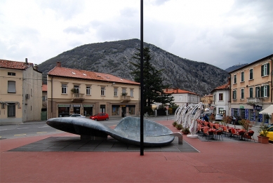 Fountain in Solkan - foto: Petr Šmídek, 2008