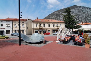 Fountain in Solkan - foto: Petr Šmídek, 2008