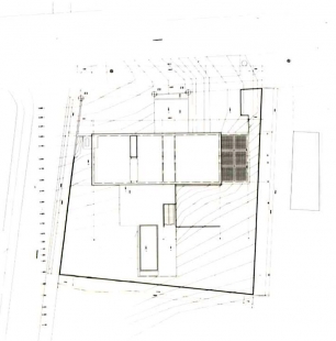 Vlastní dům a studio Wiel Aretse - Situace - foto: IR Wiel Arets Architect & Associates