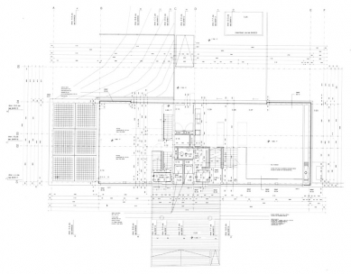 Vlastní dům a studio Wiel Aretse - Půdorys přízemí - foto: IR Wiel Arets Architect & Associates