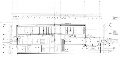 Arets-Sijstermans House + Studio - Podélný řez - foto: IR Wiel Arets Architect & Associates