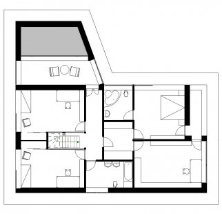 Rodinný dům v Praze-Stodůlkách - Patro
