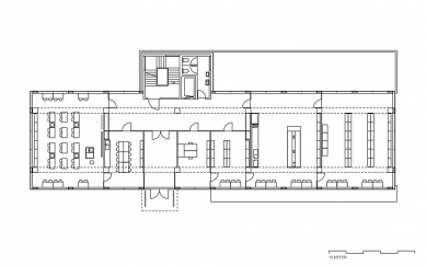 Science block, teacher training college - Půdorys - foto: © Bearth & Deplazes Architekten