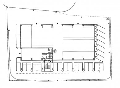 Kalcer Velux business warehouse - Půdorys přízemí - foto: © Arhiveda