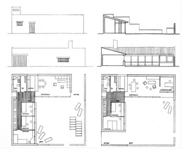 Kingo Housing Project - Výkresy typového domku.