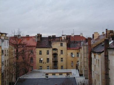 Residential containers, Prague - Původní stav