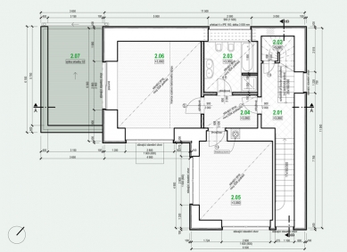 Rekonstrukce funkcionalistické vily - 2NP