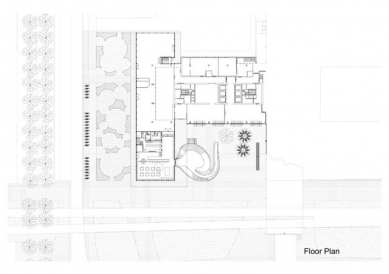 BasketBar - Půdorys přízemí - foto: NL Architects