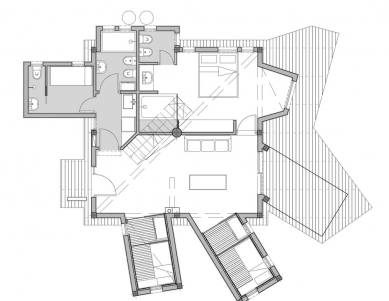 Dům Pontoporia - Půdorys přízemí - foto: © ERA Arquitectos