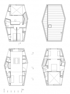Dům Wolf - Půdorysy - foto: © Pezo von Ellrichshausen